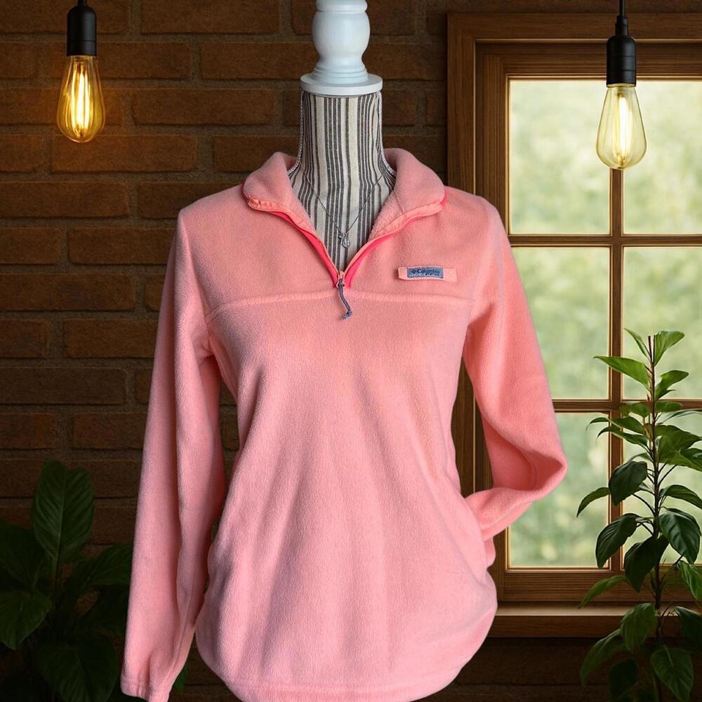 Columbia- fleece quarter zip sweater